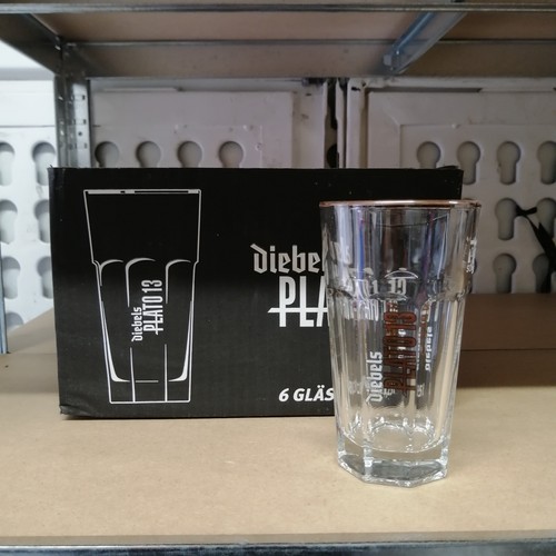 Diebels plato becher 6x - 13,