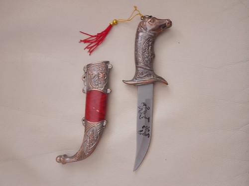 Dekorativ asia messer mit - asia,