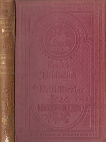 Buch goethe sämtliche - buch:,