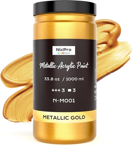 Gold acrylfarbe 1000 - gold,