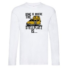 Camping | Wohnmobil | Camper-Liebe | Stellplatz | Panorama Long Sleeve Weiß