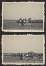 7686a❚ 2orig. Fotos, Soldaten mit Fahrzeugen in oder bei Warszawa Warschau Polen