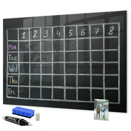 Magnetische schreibtafel aus - magnetische,