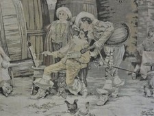 Antik Gobelin nach Francesco