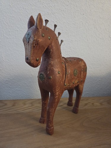 Indisches holzpferd - indisches,