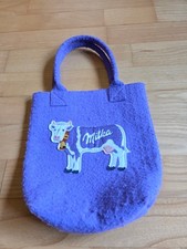Ostern Tasche Milka: mit Kuh-und Herzmotiv; als Geschenk zum befüllen für Ostern