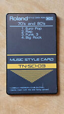 Roland Style Data Rom 03 - TN-SC1-03 - POP-RAP-FUNK-ROCK