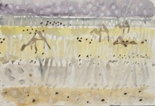 Eduard Bargheer Original Aquarell