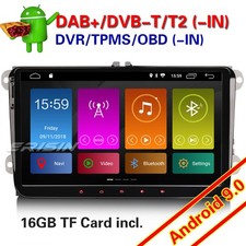 DAB+Autoradio Android 9.0 OPS 4G für VW PASSAT GOLF TIGUAN JETTA EOS SEAT SKODA