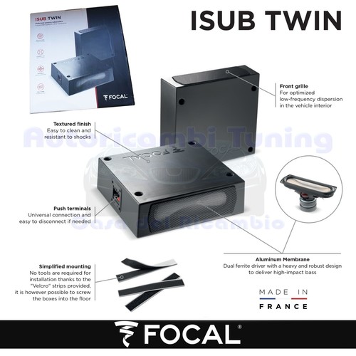 Focal isub twin paar kompakte - isub,