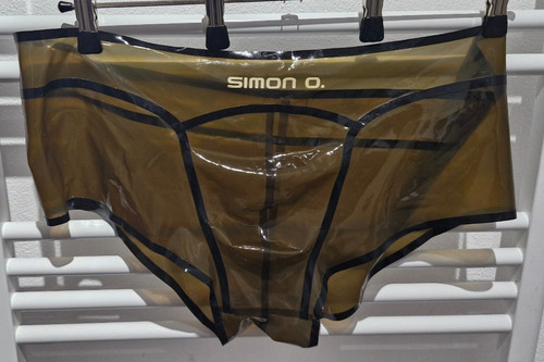 Transparente latex unterhose - latex,