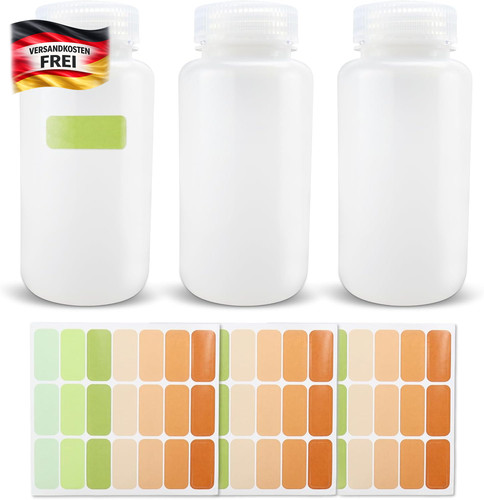 Kunststoff flaschen set 250ml - set,