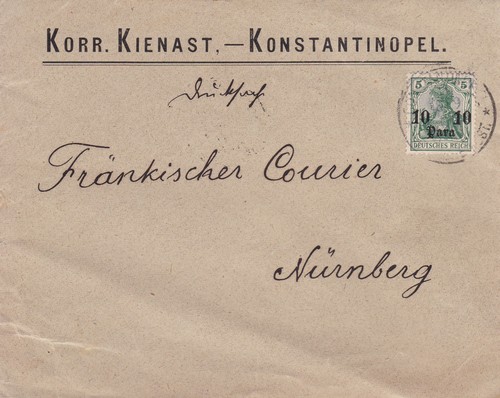 Posten auslandspost kolonien - &,