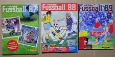 3x Panini Sammelalbum Fussball