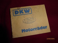 Handbuch Prospekt DKW 1927 E206 E250 Z500 mit Preisliste u. Sonderausrüstung 