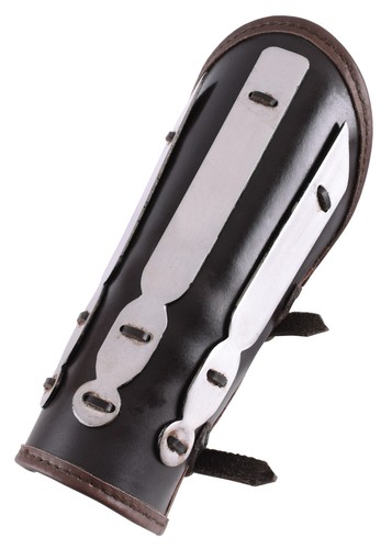 Armschutz aus stahl und - armschutz, leder