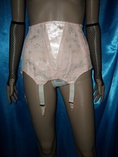 RAR Vintage Triumph Achat Hüfthalter Strapsmieder 70 rose Pin Up Girdle neu (e60