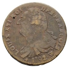 MGS FRANKREICH Constitution 2 Sols 1792 W-Lille Kl.Schrtlf. ss