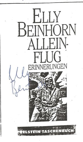 Autogramm elly beinhorn - autogramm,