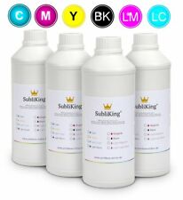 ✅SubliKing® Sublimationstinte CMYK-LM-LC für Epson® 6-Farb-Drucker /  6x 250ml