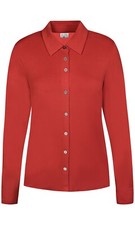 Shirt Bluse Jersey rot Damen