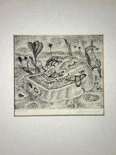 Radierung Erich Arik Brauer