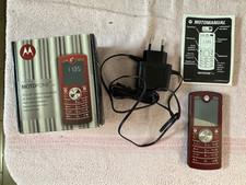 Motorola Motofone-rot-"einfaches" Handy zum Telefonieren-guter Zustand-in OVP