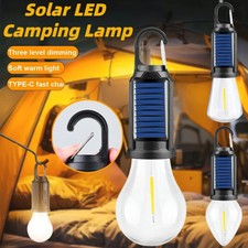 Solar Camping Lichter Wiederaufladbare LED Lichter Wolfram Glühbirnen DE
