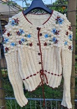 Handgestrickte damenjacke - damenjacke,