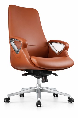 Chefsessel cognac braun mit - chefsessel, cognac-braun
