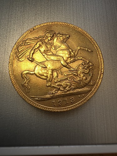 1913 king george gold - 1913, v