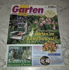 Gartenzeitung 10/1998 Herbst Dekoideen Kräuterfest Landhausstil Schloß Ippenburg