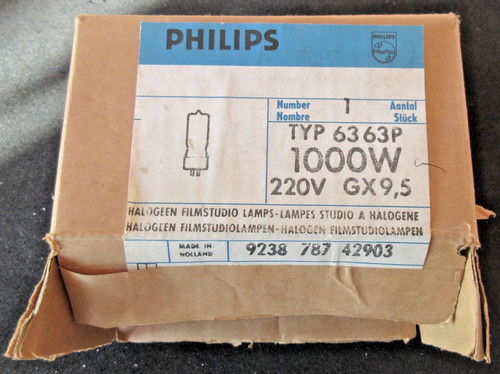 Halogen filmstudio lampe - lampe, 1000w