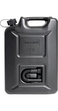 Hünersdorff Kraftstoffkanister PROFI 20 l schwarz HDPE L350xB165xH495mm