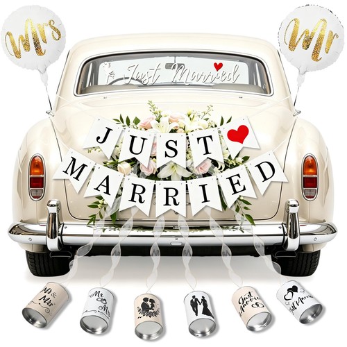 Autoschmuck hochzeit heck - hochzeit,