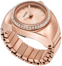 FOSSIL Damenuhr Uhrenring WATCH RING ES5320 Edelstahlring Uhr B-WARE