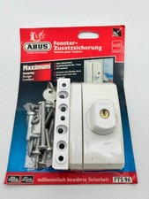 ABUS FTS96 Weiß Zusatz Fenster- Türsicherung für Fenster Schiebetüren