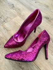 Glitzer Pumps für Travestie & Show, Größe 40, Neu