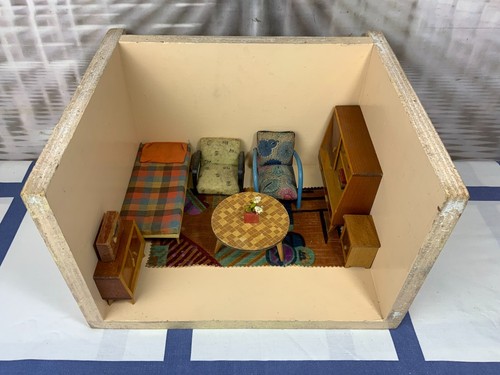 Vintage puppen zimmer - puppen,