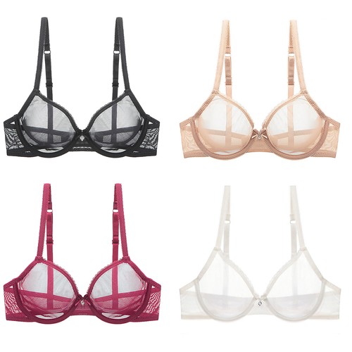 Damen push transparent - up,