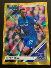 2019-20 Donruss Chronicles Press Proof Gold Yerry Mina ed/25 EVERTON