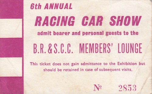 1965 rennwagen show olympia - 1965,