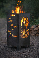 Feuerkorb Hochzeit Brautpaar