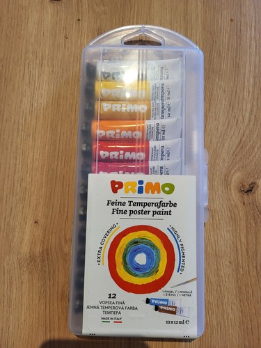 Primo temperafarben set - primo, 12