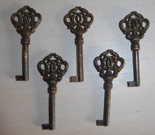 5 alte Schlüssel Möbelschlüssel Schrank Kommode Einweihung Richtfest Hochzeit