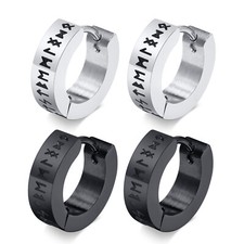  Wikinger Runen Ohrringe