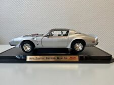 DieCast Pontiac Firebird Trans Am 1979 Modellauto 1:18 Targa Silber selten rare