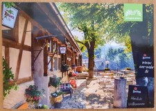 AK Jena Biergarten Am Wehr Burgau Saale Brücke Thüringen