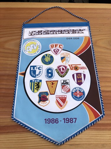 Ddr fußball oberliga wimpel - fußball,