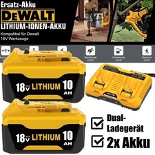 2X Für DeWalt Akku 18V 10,0AH